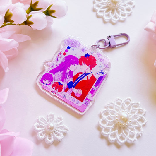 Mage and Warrior Social Media Acrylic Charm