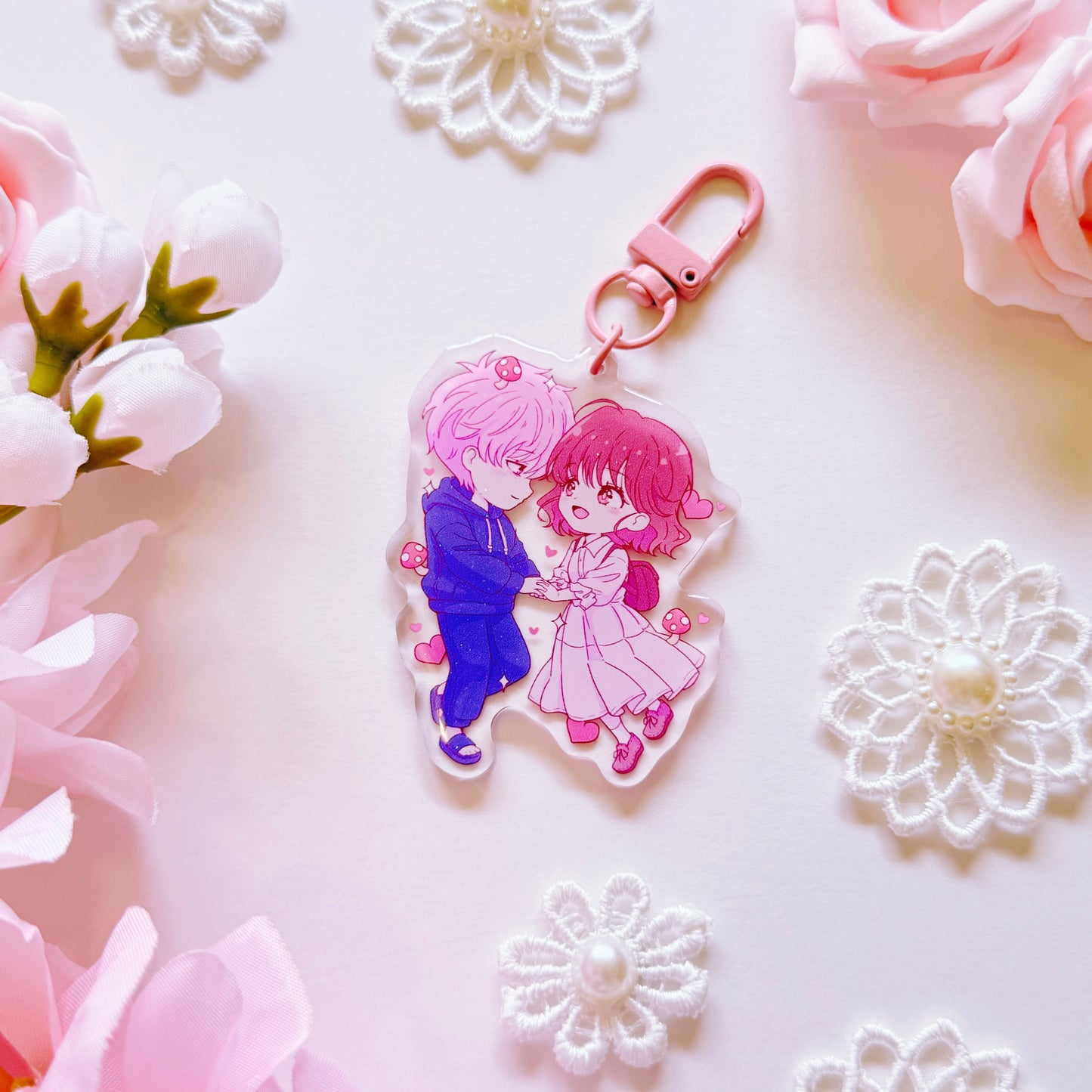 Housekeeper and Idol Acrylic Charm