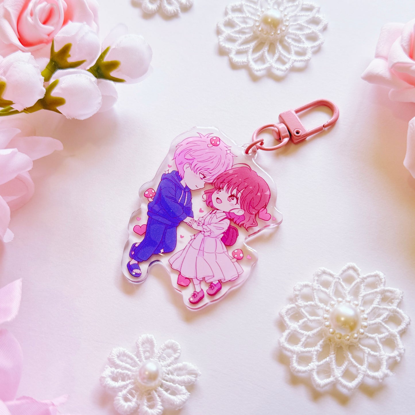 Housekeeper and Idol Acrylic Charm