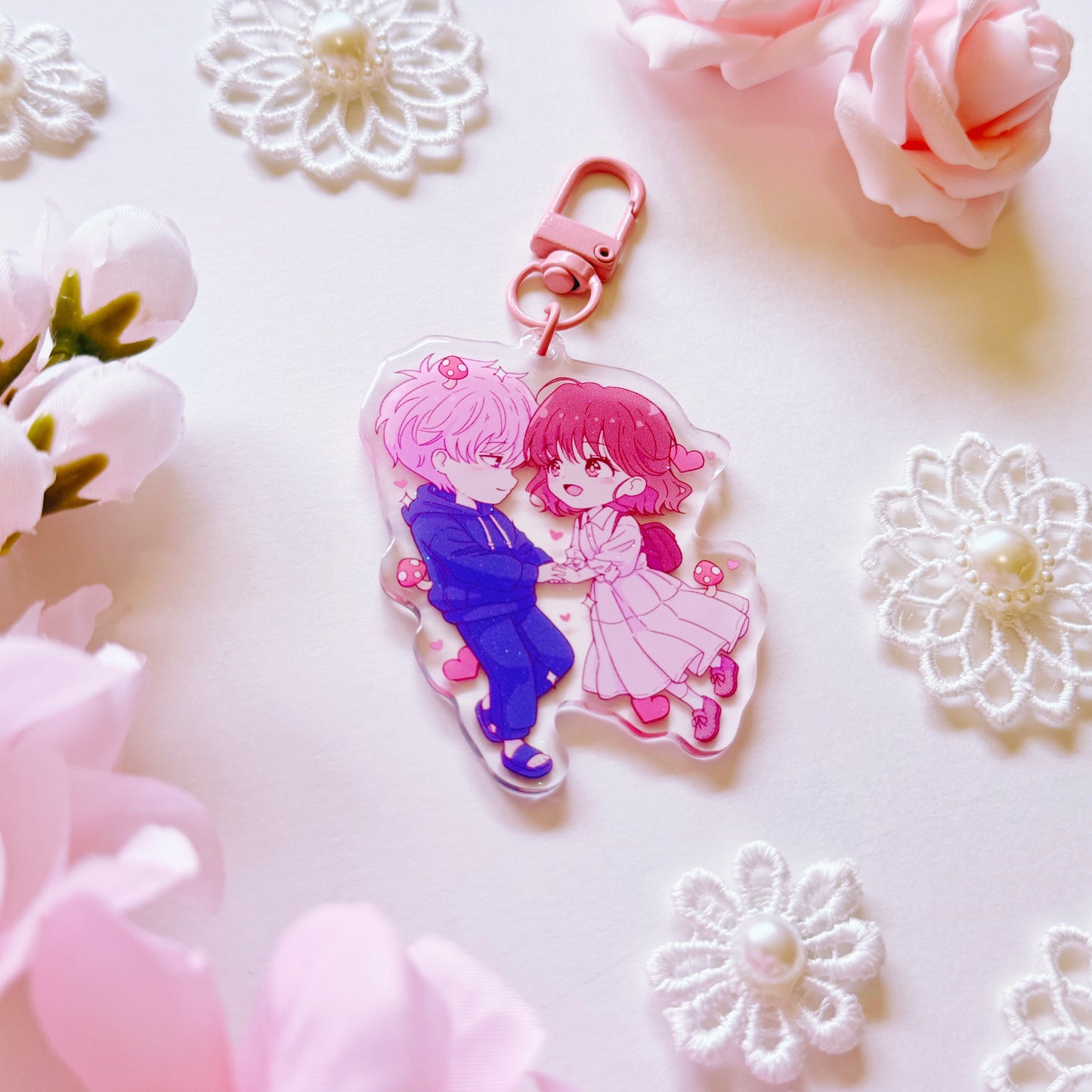 Housekeeper and Idol Acrylic Charm