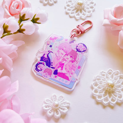 Housekeeper Social Media Acrylic Charm