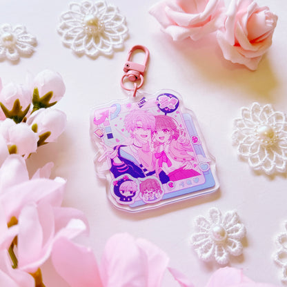Housekeeper Social Media Acrylic Charm
