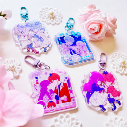 Elf and Hero Flowers Acrylic Charm