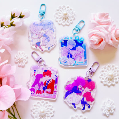 Elf and Hero Flowers Acrylic Charm