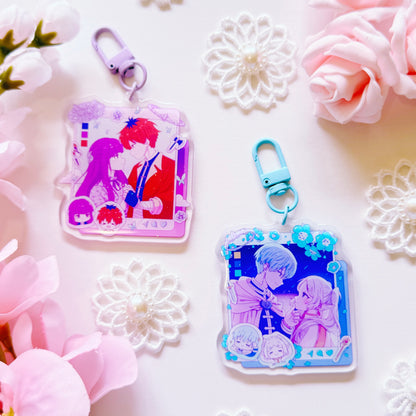 Mage and Warrior Social Media Acrylic Charm