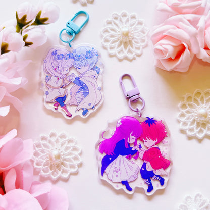 Elf and Hero Flowers Acrylic Charm