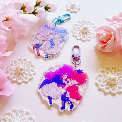 Elf and Hero Flowers Acrylic Charm