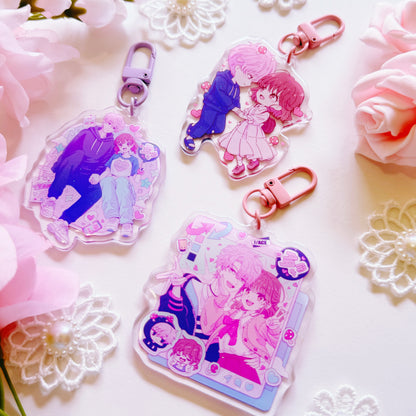 Housekeeper Pastel Acrylic Charm