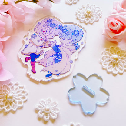 Elf and Hero Flowers Acrylic Stand