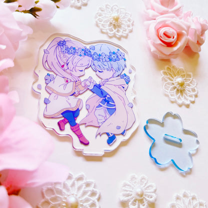 Elf and Hero Flowers Acrylic Stand