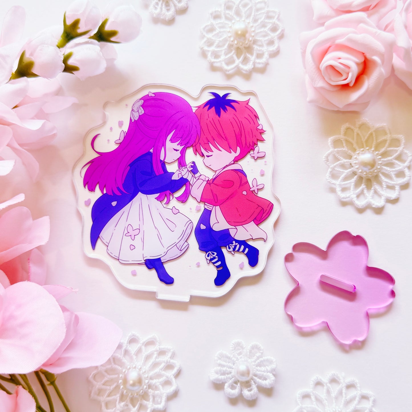 Mage and Warrior Butterflies Acrylic Stand