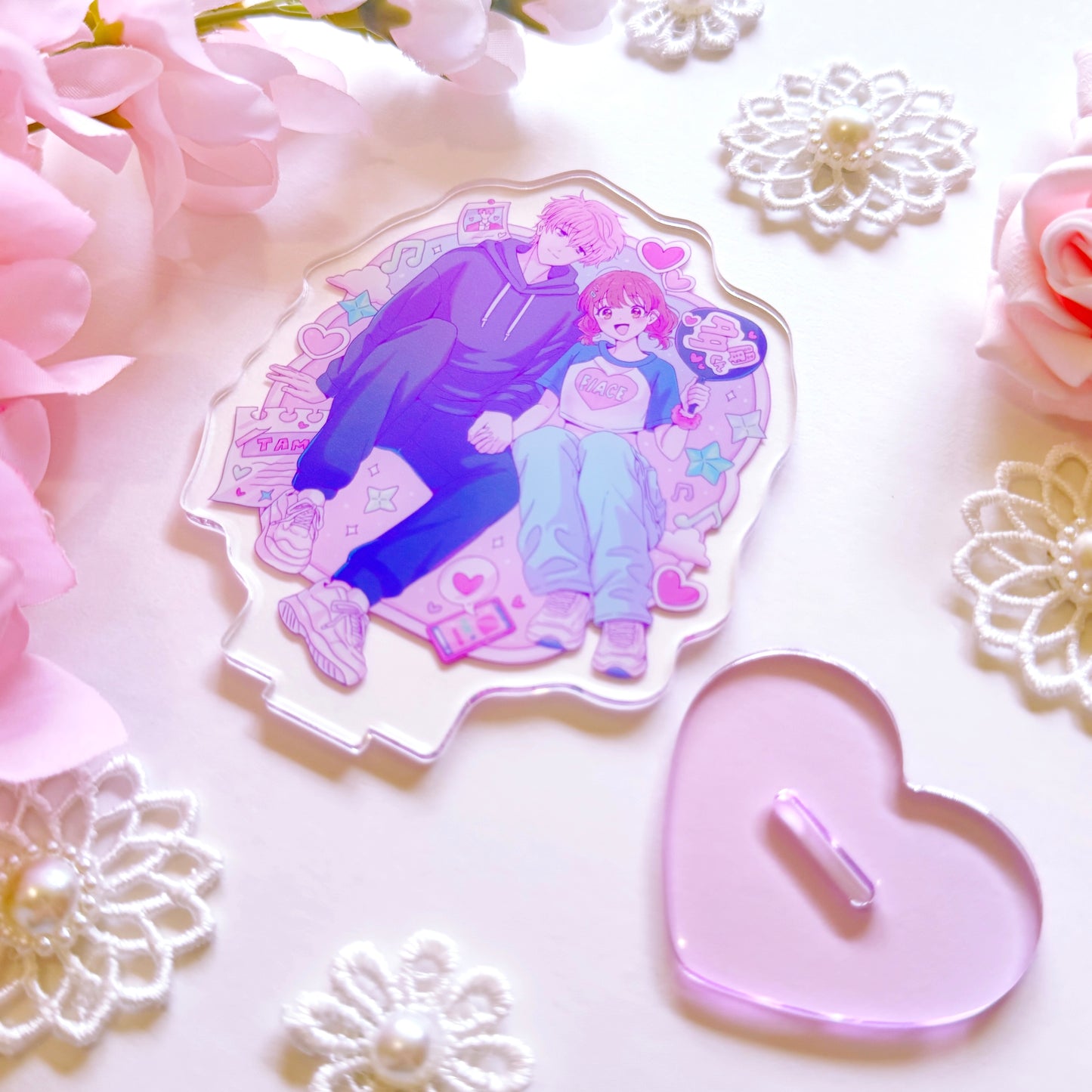Housekeeper Pastel Acrylic Stand