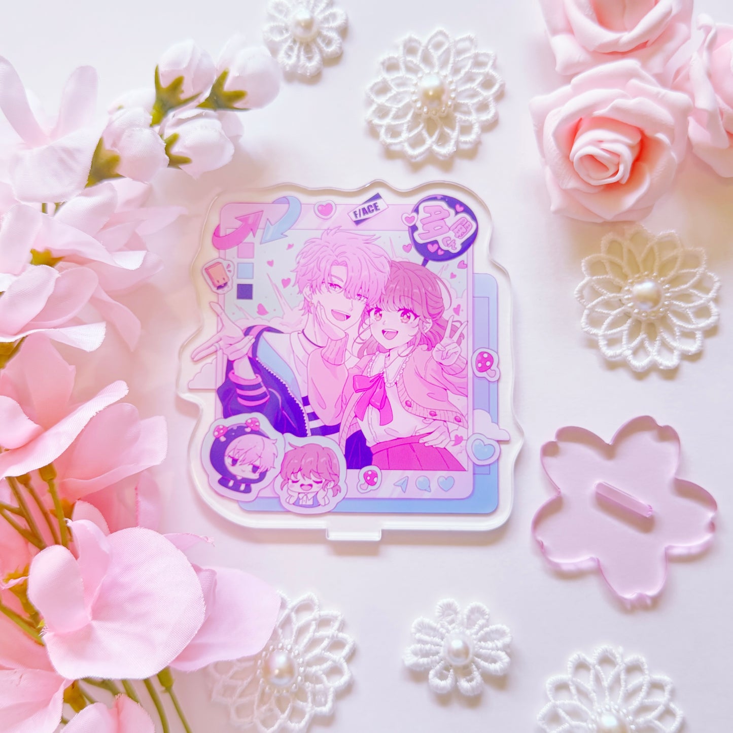 Housekeeper and Idol  Social Media Acrylic Stand