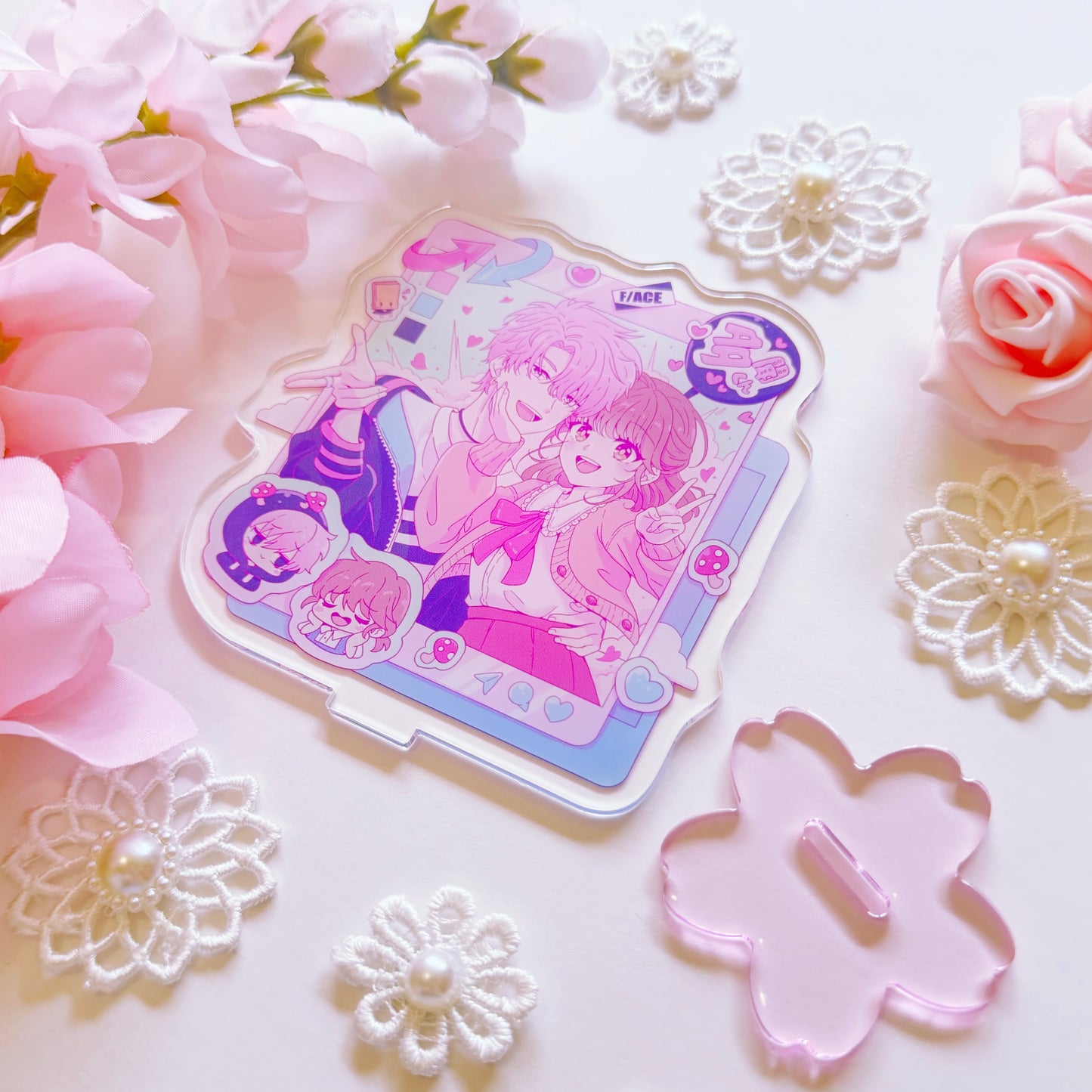 Housekeeper and Idol  Social Media Acrylic Stand