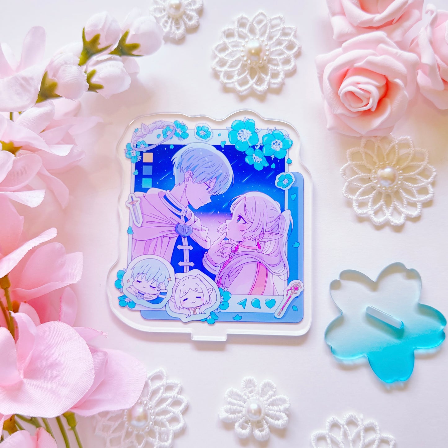 Elf and Hero Social Media Acrylic Stand