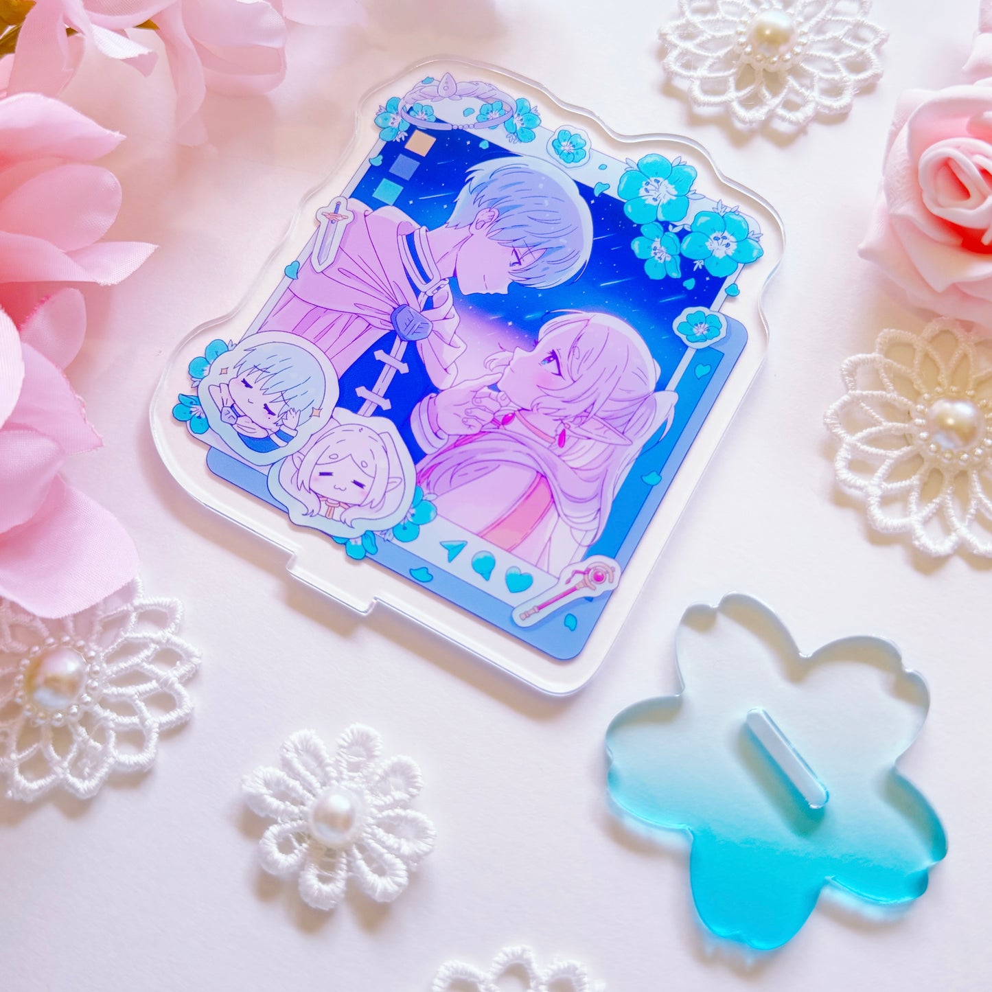Elf and Hero Social Media Acrylic Stand