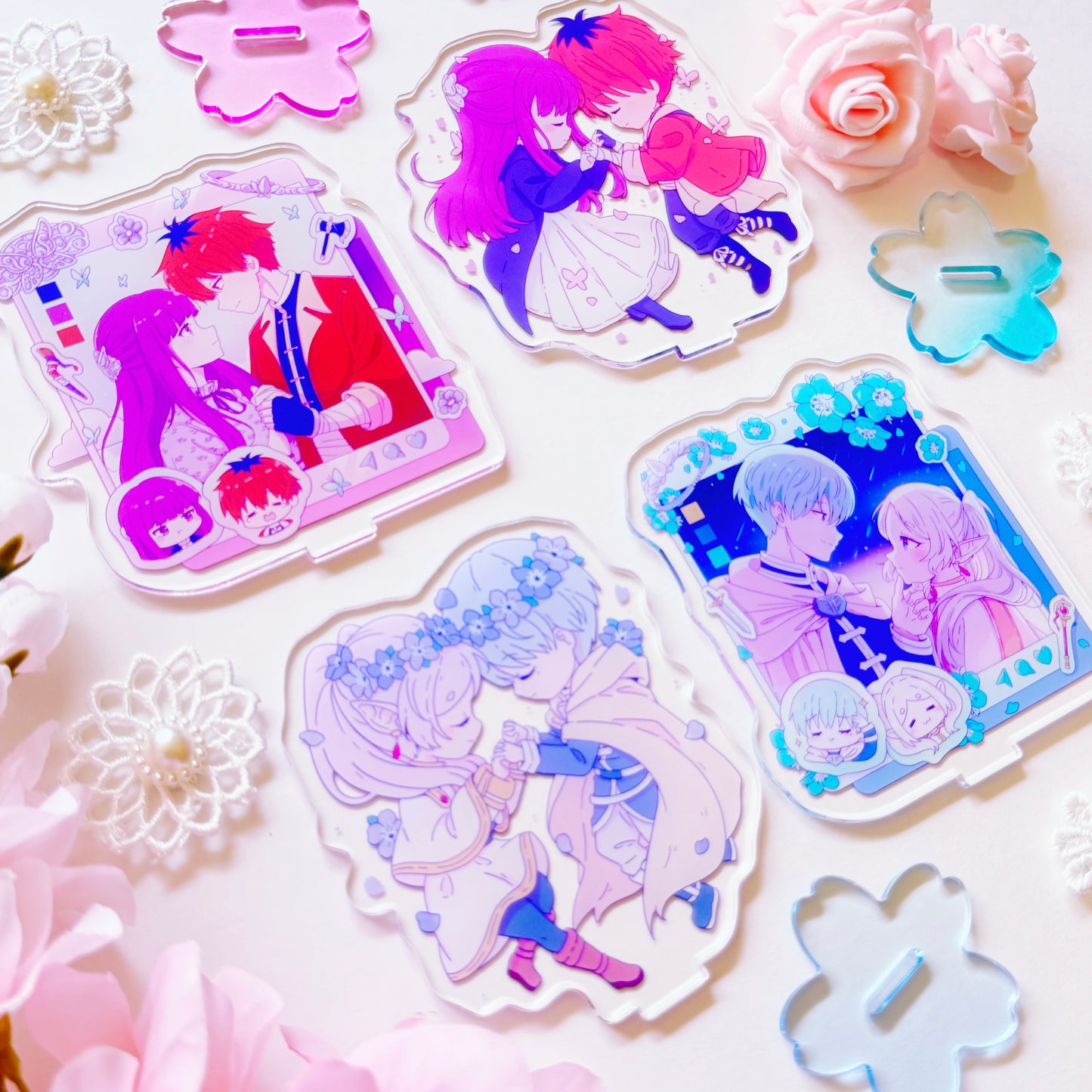 Elf and Hero Social Media Acrylic Stand