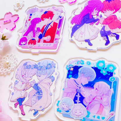 Mage and Warrior Butterflies Acrylic Stand