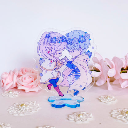 Elf and Hero Flowers Acrylic Stand