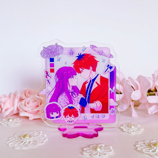 Mage and Warrior Social Media Acrylic Stand
