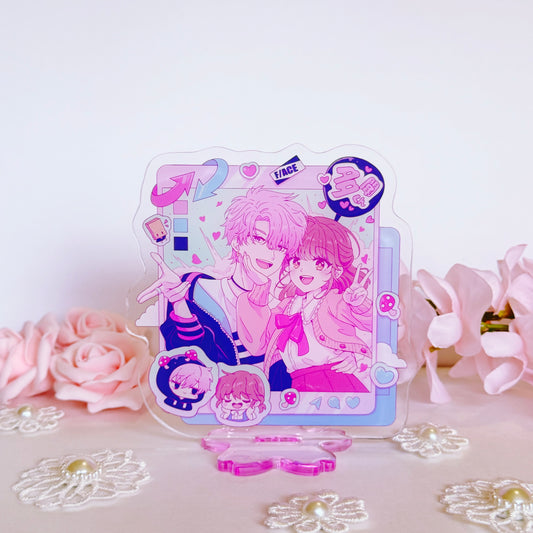 Housekeeper and Idol  Social Media Acrylic Stand