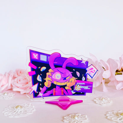 Clown and Bunny Acrylic Stand Set