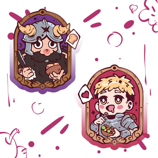 Dungeon Adventurers Acrylic Charms (PRE-ORDER)