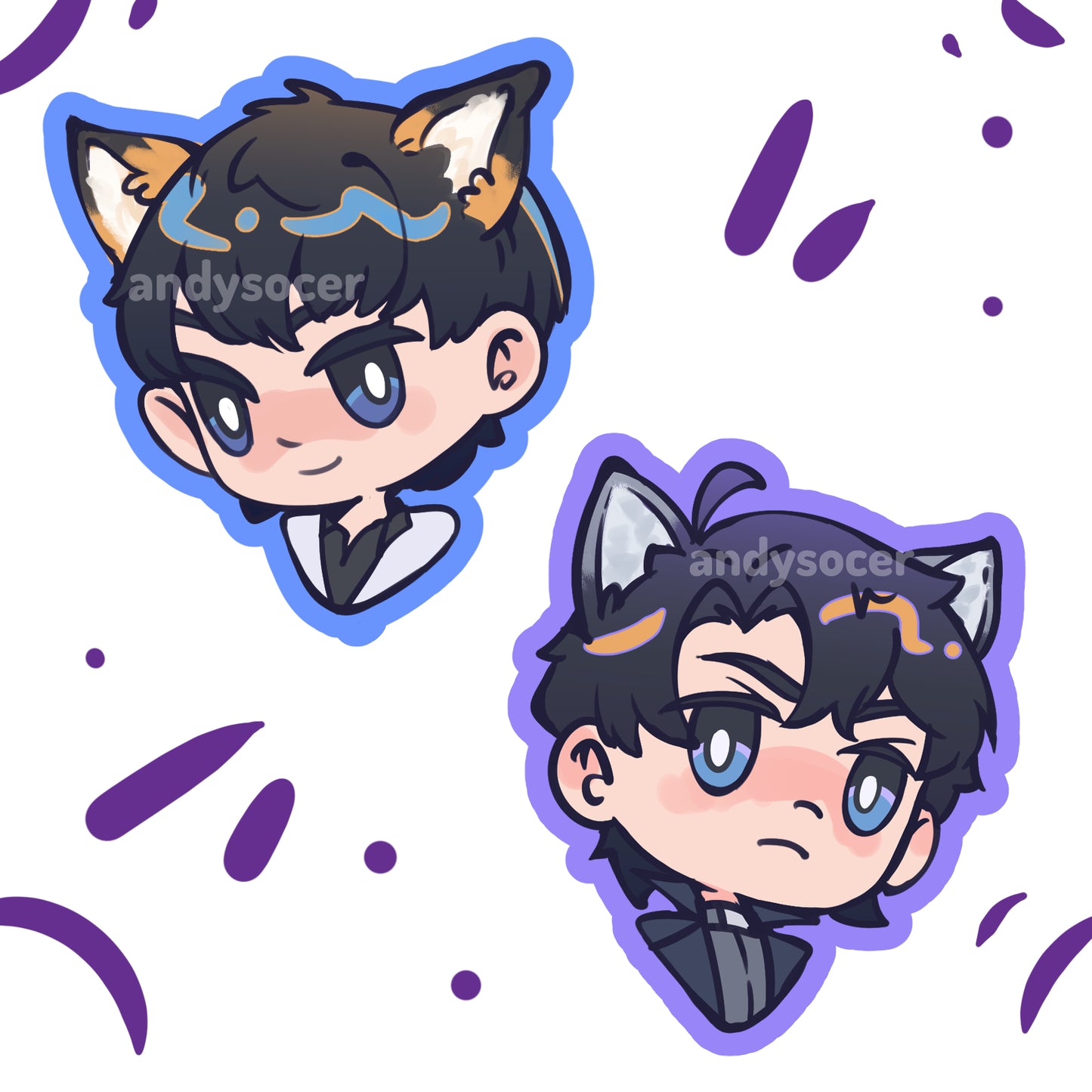 ORV Paws Acrylic Charms (PRE-ORDER)