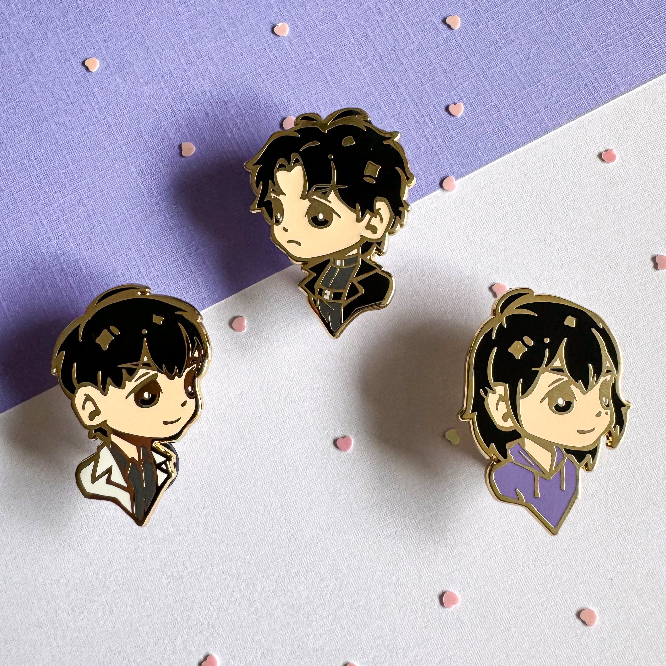 Chibi Enamel Pin Examples ORV Chibi Enamel Pins (IN-HAND) – Jennummi Shop