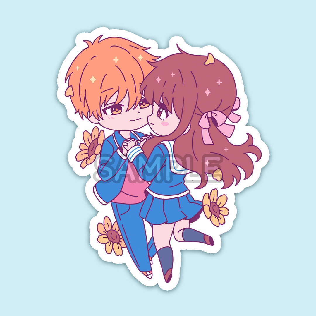 Onigiri Hug Sticker (PRE-ORDER)