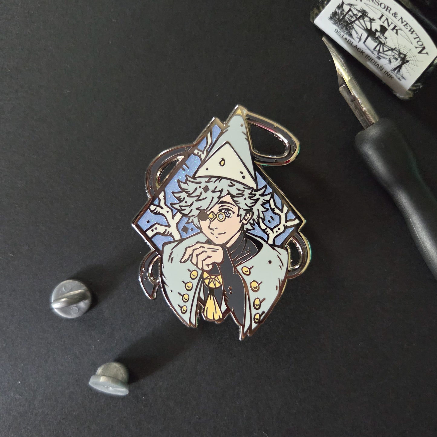 White Witch Enamel Pin (IN-HAND)