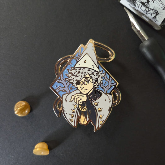 White Witch Enamel Pin (IN-HAND)