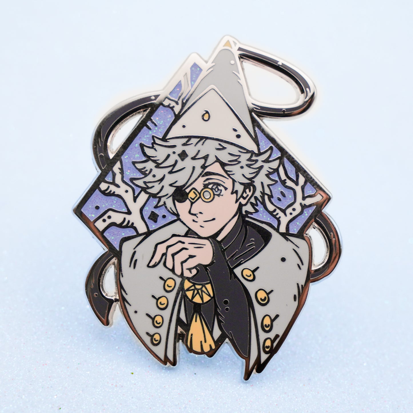 White Witch Enamel Pin (IN-HAND)