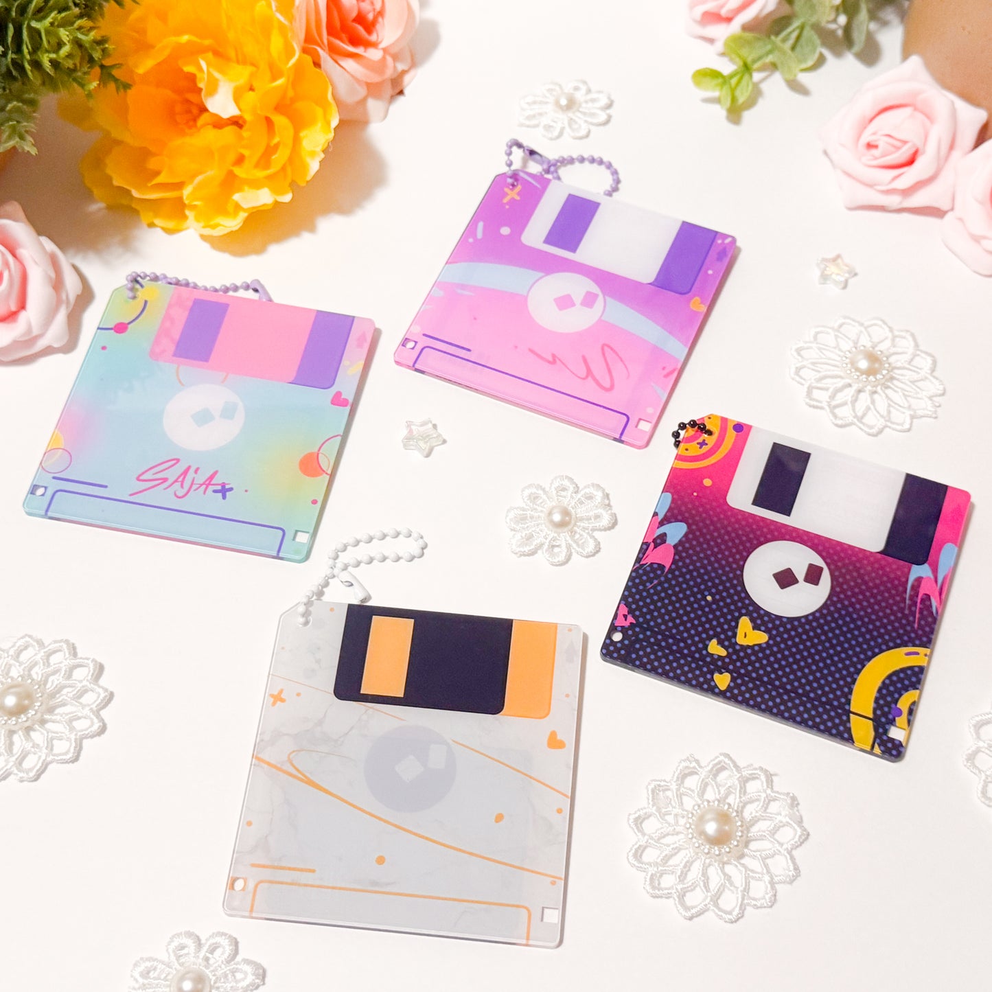 KPDH Floppy Disk Charms (IN-HAND)