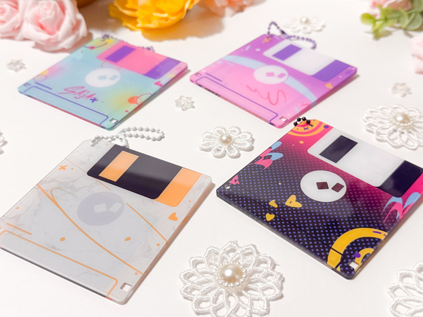 KPDH Floppy Disk Charms (IN-HAND)