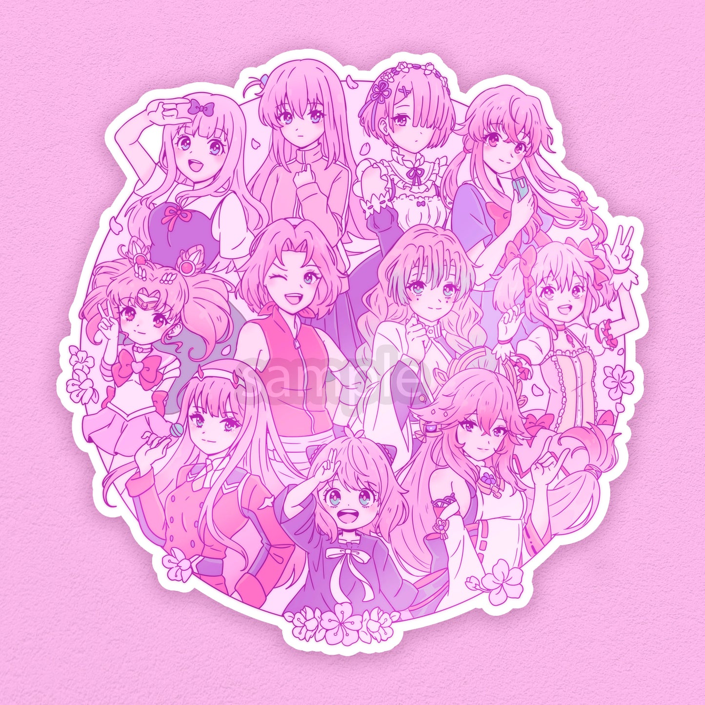 Pink Soul Sticker