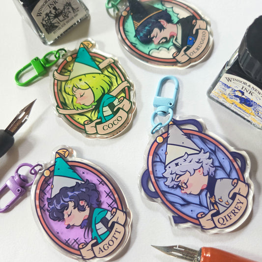 WHA Portrait Acrylic Charms (IN-HAND)