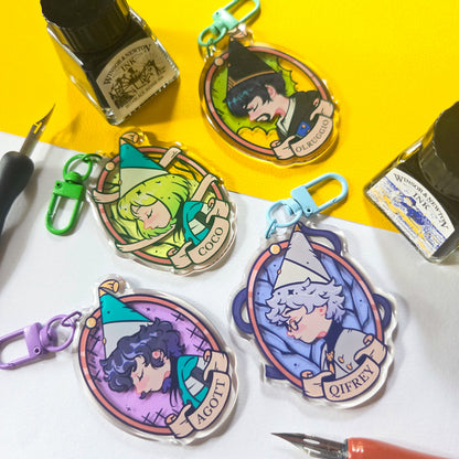 WHA Portrait Acrylic Charms (IN-HAND)