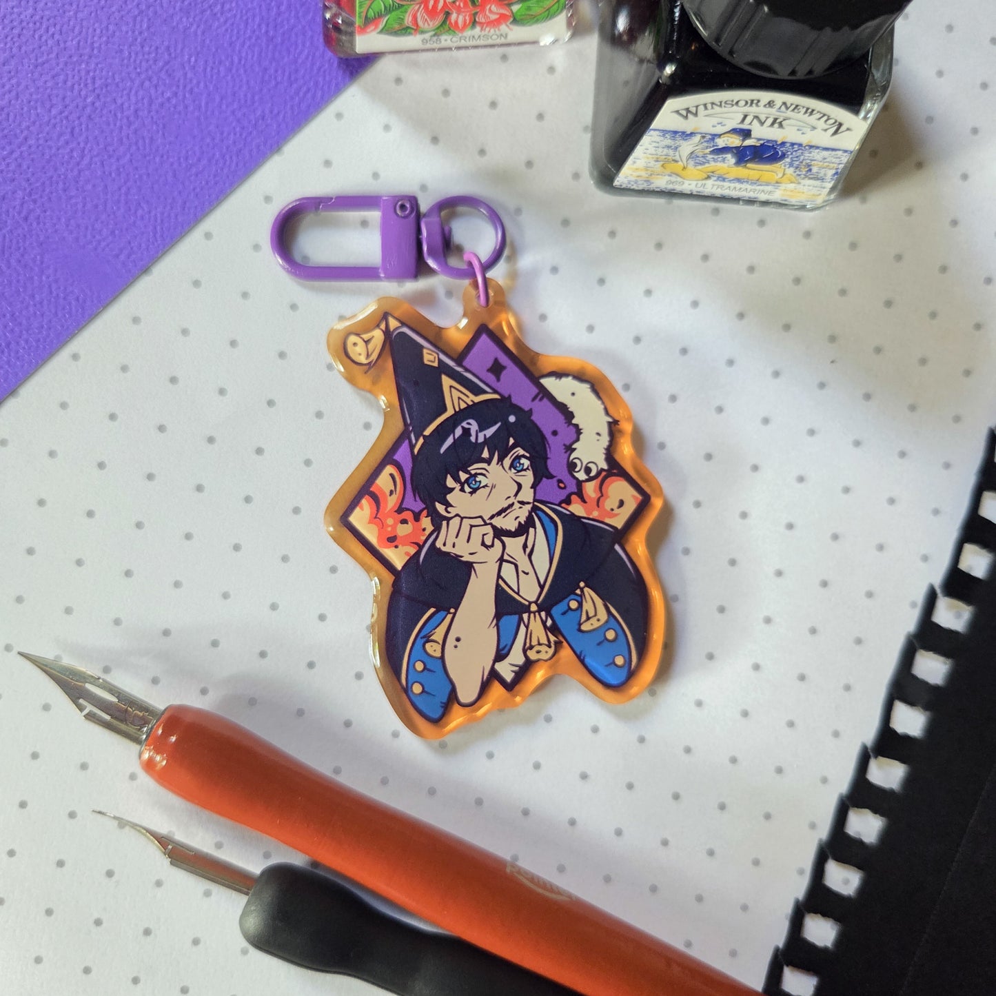 Witches Acrylic Charms (IN-HAND)