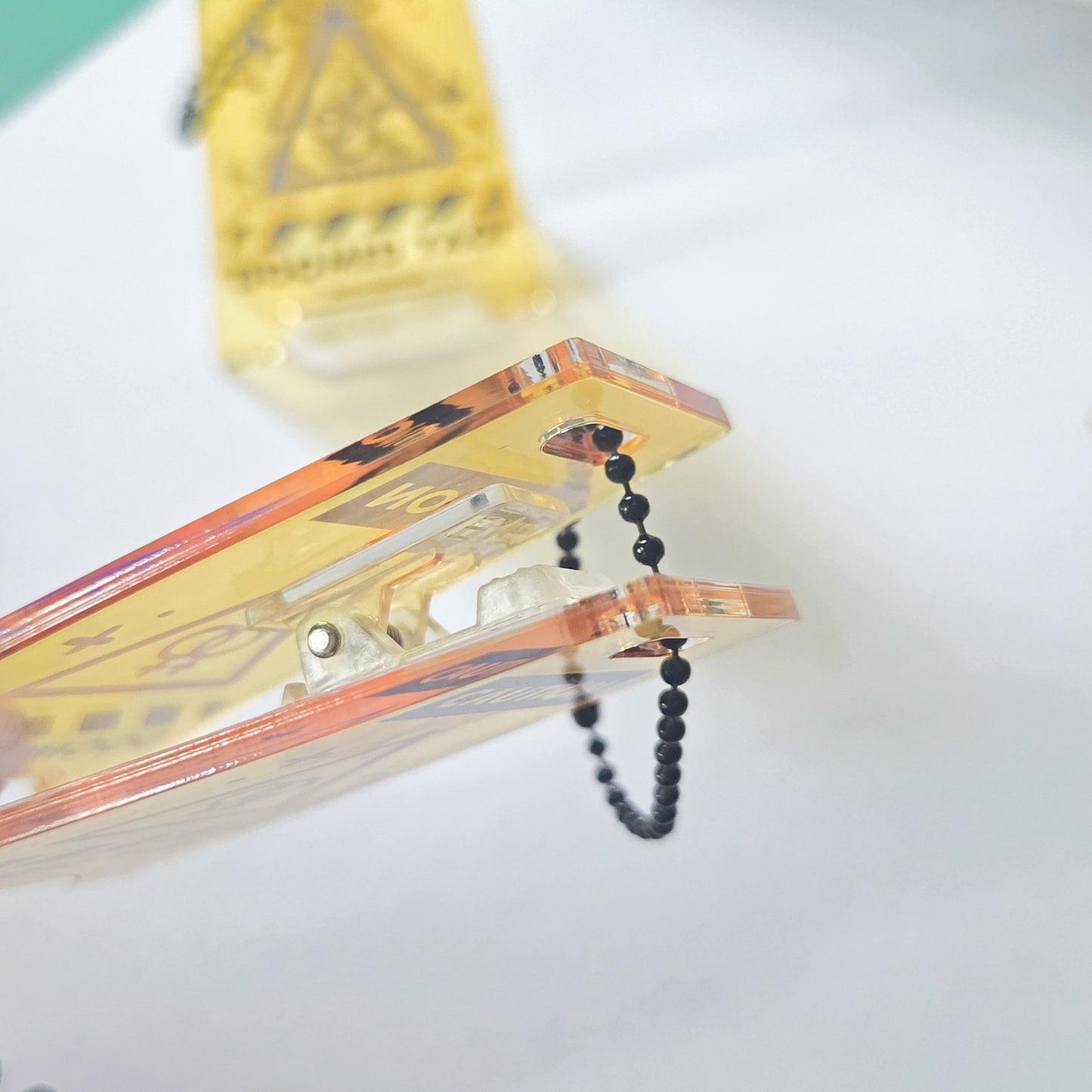Warning Sign Acrylic Stand/Charm (IN-HAND)