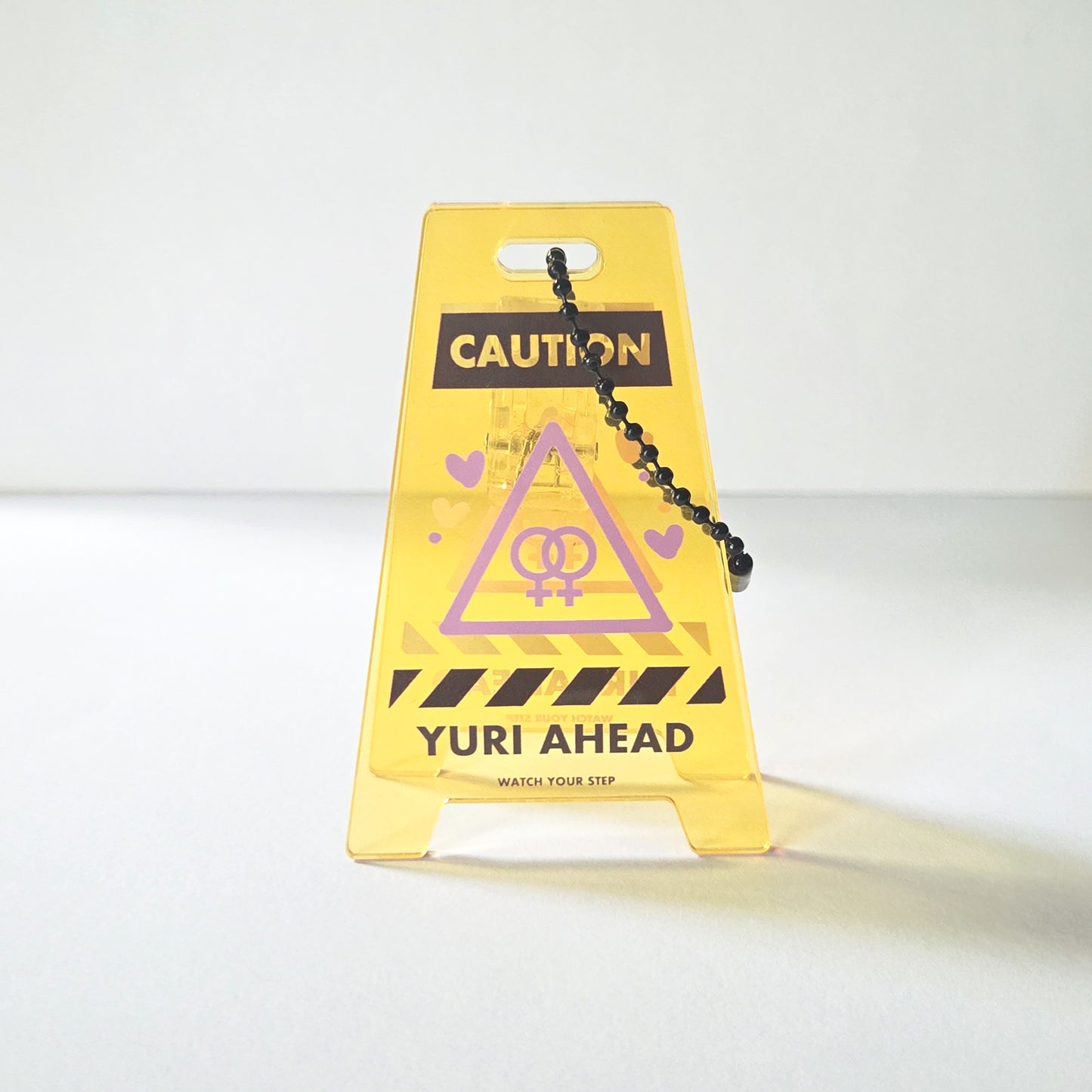 Warning Sign Acrylic Stand/Charm (IN-HAND)