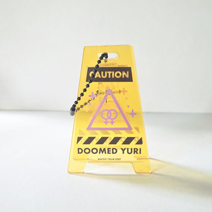 Warning Sign Acrylic Stand/Charm (IN-HAND)
