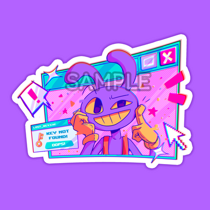 Bunny and Clown Sticker Set (PRE-ORDER)