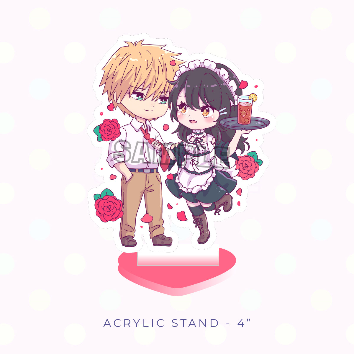 Cafe Couple Acrylic Stand (PRE-ORDER)