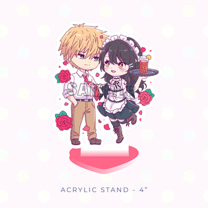 Cafe Couple Acrylic Stand (PRE-ORDER)