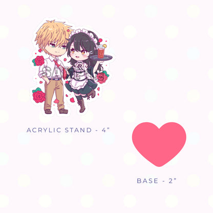 Cafe Couple Acrylic Stand (PRE-ORDER)