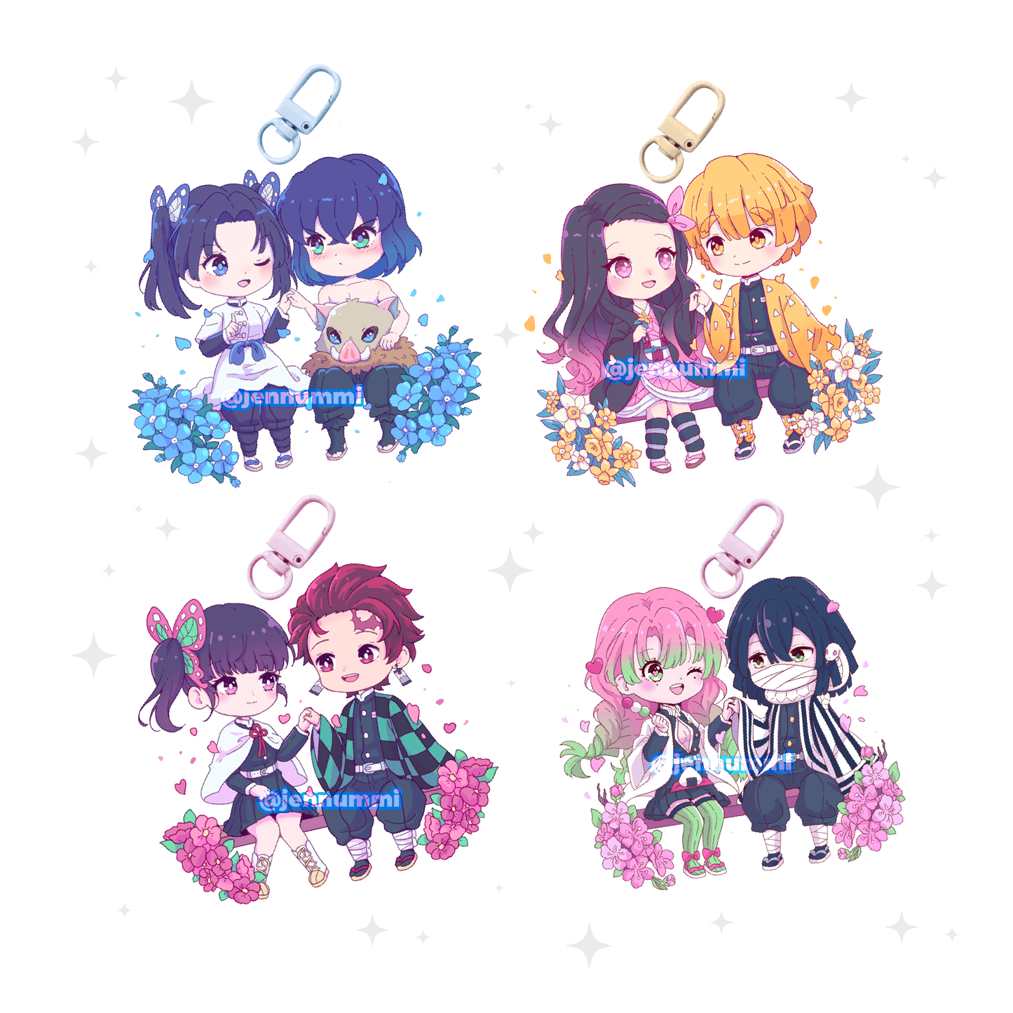 Romance Hunters Acrylic Charm Series (PRE-ORDER)
