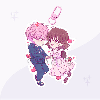 Housekeeper and Idol Acrylic Charm