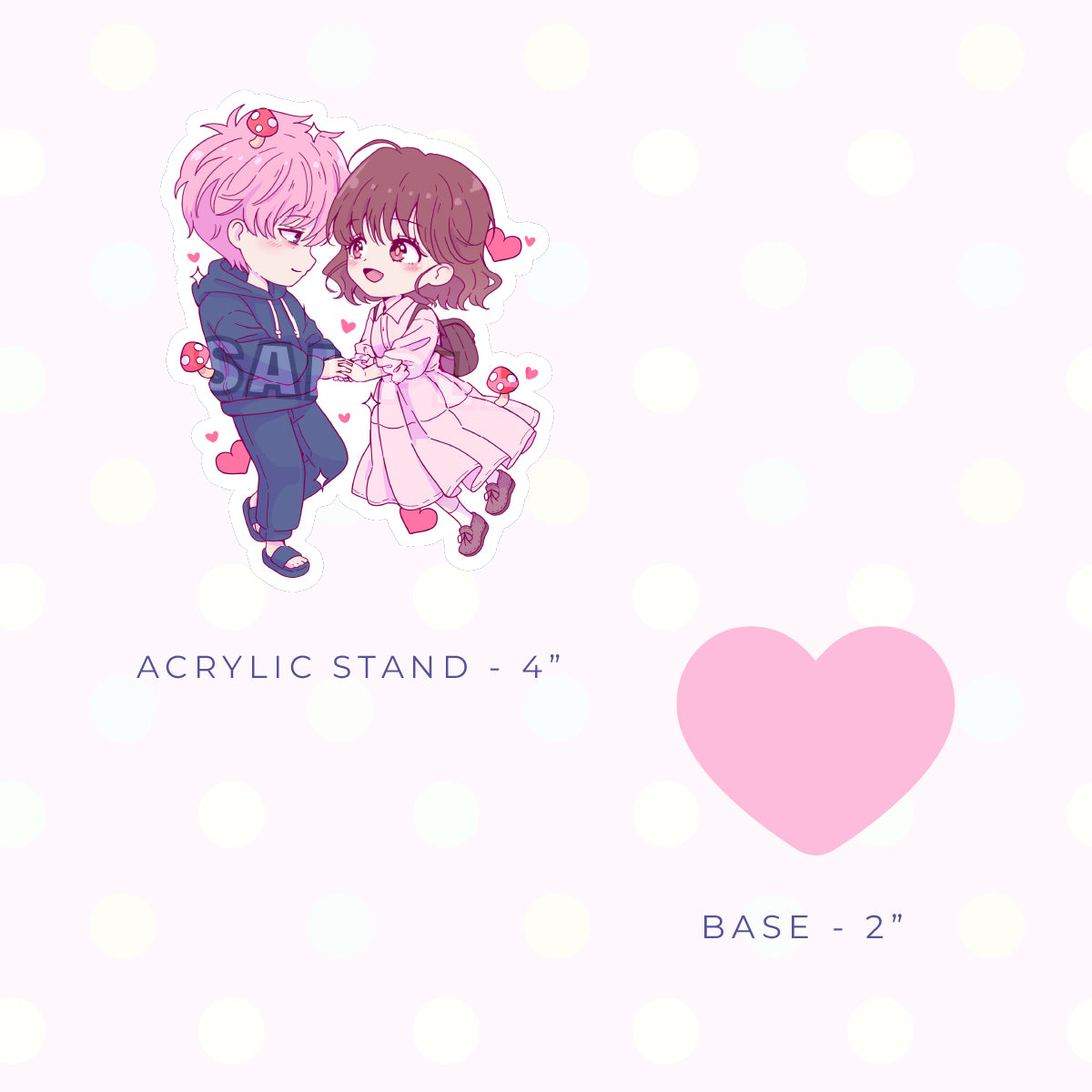 Cleaner and Idol Acrylic Stand (PRE-ORDER)
