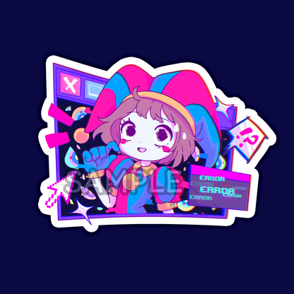 Bunny and Clown Sticker Set (PRE-ORDER)